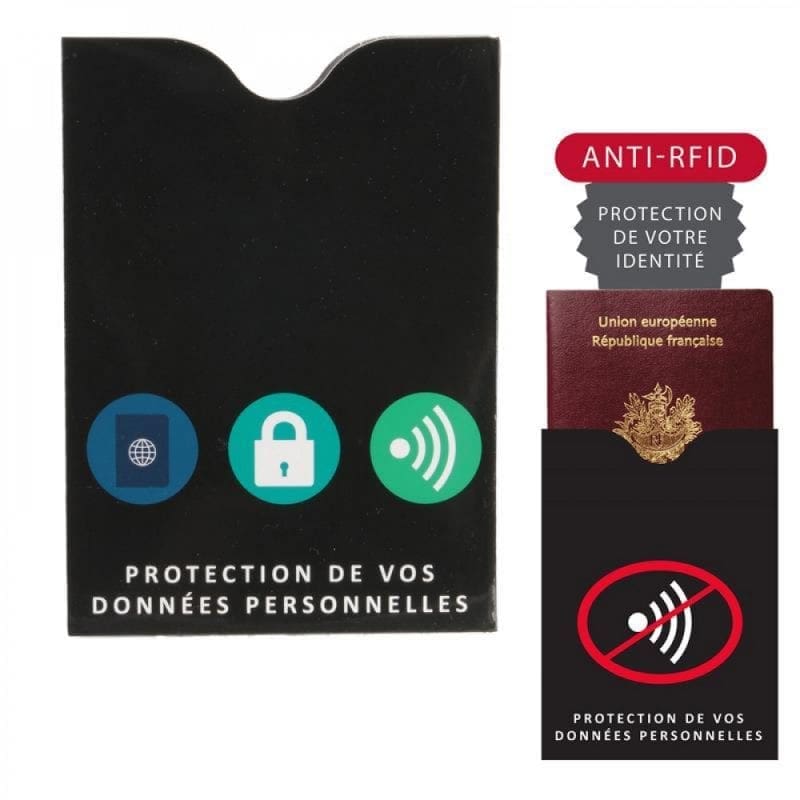 Vegabréfsslíður m/RFID öryggisvörn