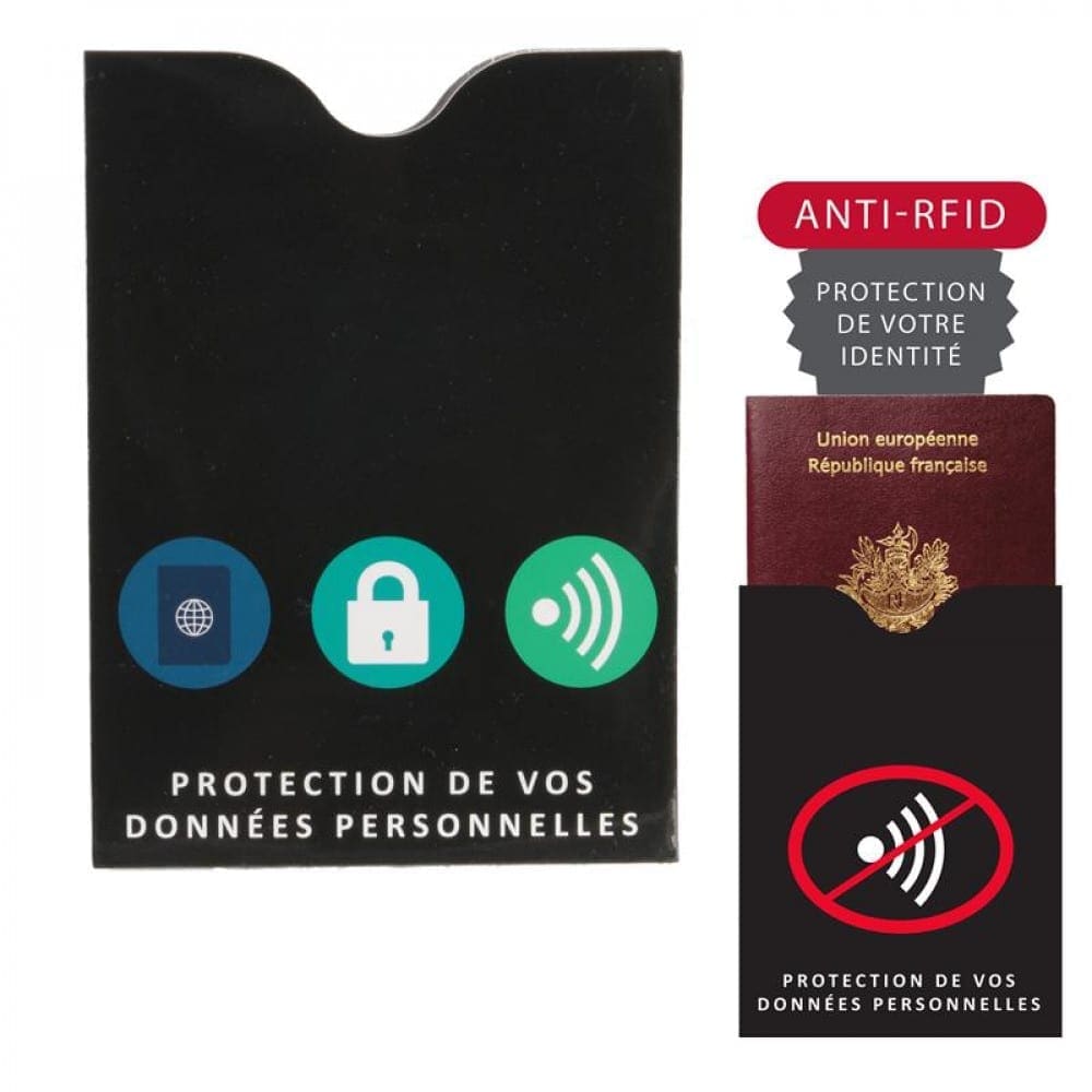 Vegabréfsslíður m/RFID öryggisvörn - Image 1