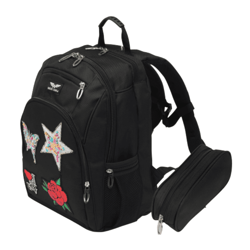 Wings PATCHES bakpoki og pennaveski
