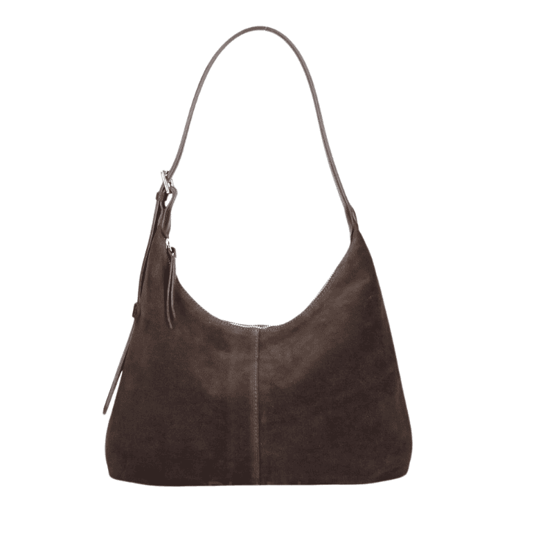 OFELIA leðurtaska - dark brown