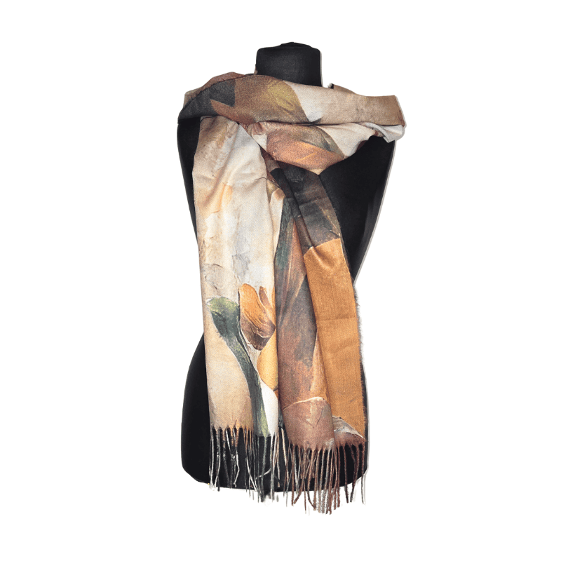 Pashmina með mynstri