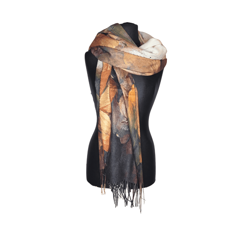 Pashmina með mynstri