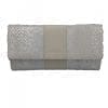 Vanamo clutch taska-White/silver